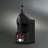 Black 5 gallon jug with ripper cap