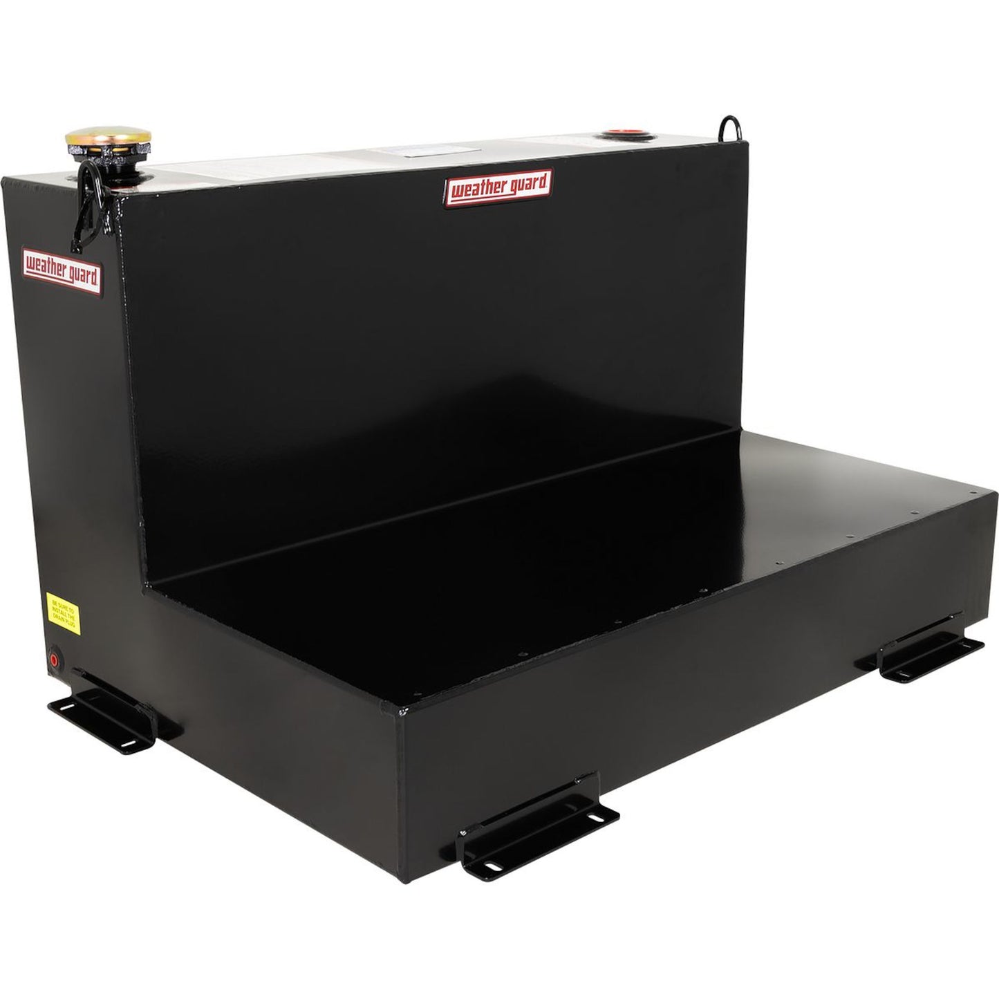 Weather Guard 75 Gallon L-Shape Steel Transfer Fuel Tank - Black