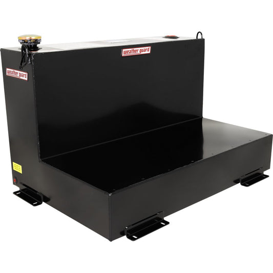 Weather Guard 75 Gallon L-Shape Steel Transfer Fuel Tank - Black