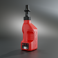 Red 1.25 gallon jug with ripper cap