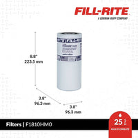 Fill-Rite hydrosorb replacement fuel filter