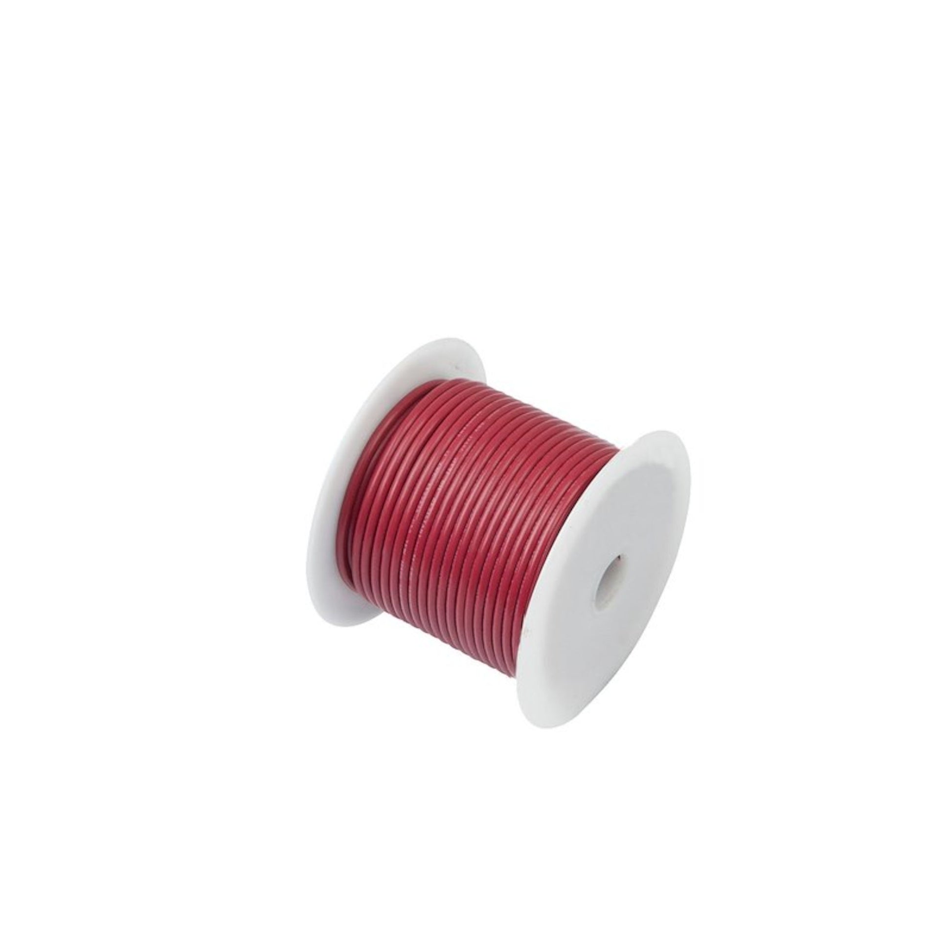Ancor marine grade 12 gauge red primary wire spool angled view