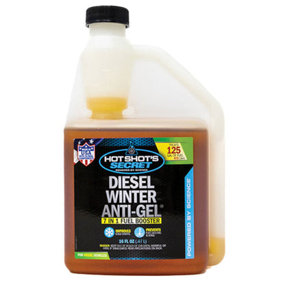 Hot Shot’s Secret diesel winter anti gel 16 oz bottle diesel fuel anti gelling additive