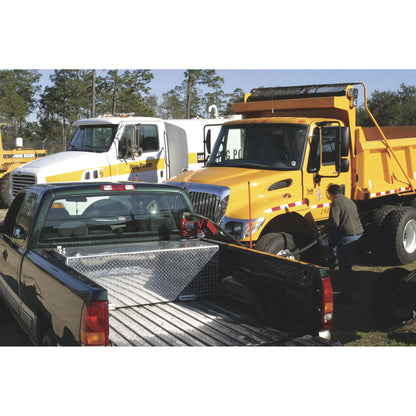 rds 91 gallon transfer fuel tank installed in truck bed filling equipment