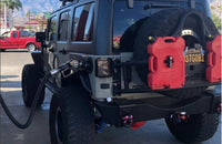 RotoPax 2 gallon gasoline container mounted on off-road vehicle