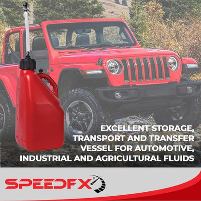 SpeedFX 5 gallon utility jug automotive industrial fluid transfer use