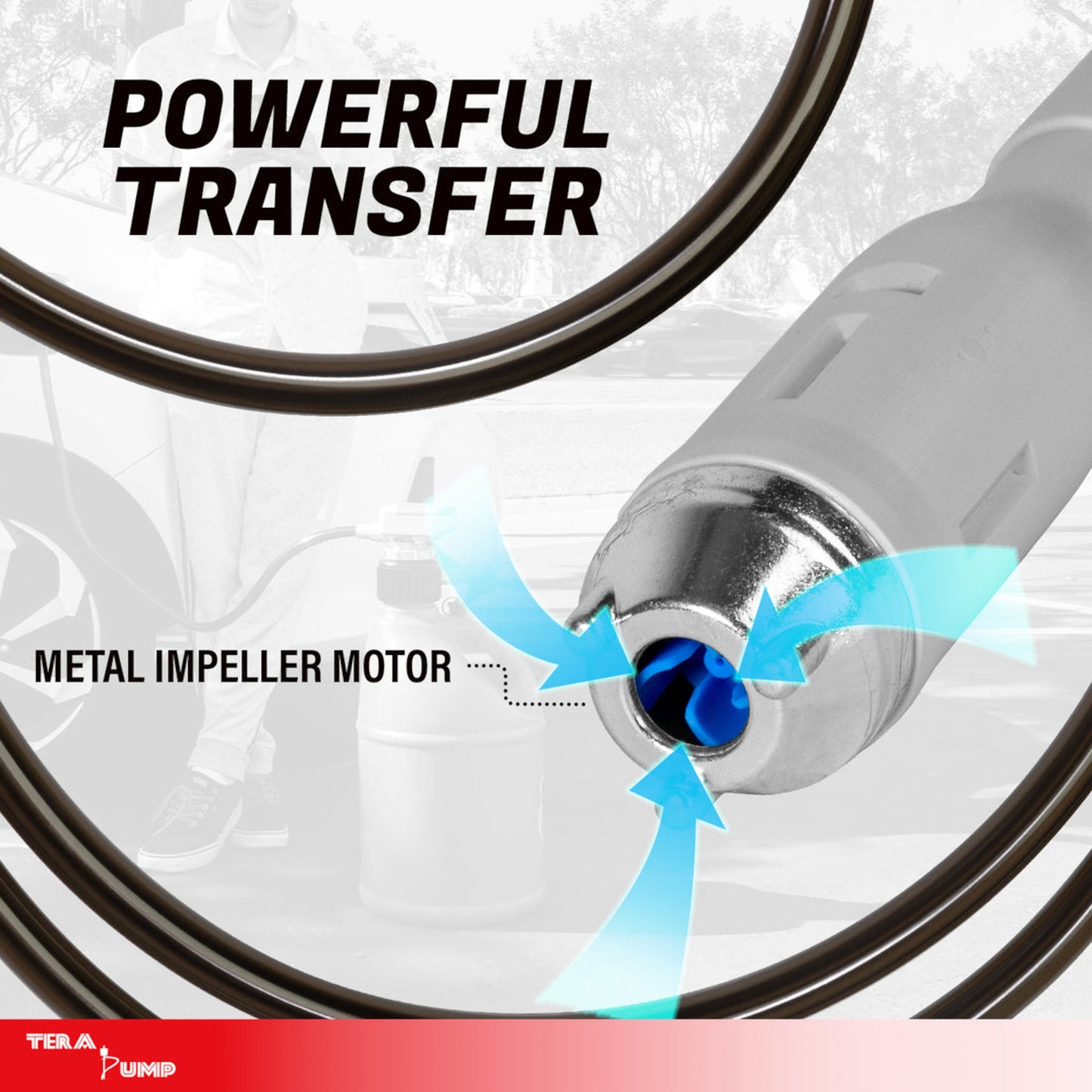 TERA PUMP metal impeller motor fuel transfer pump